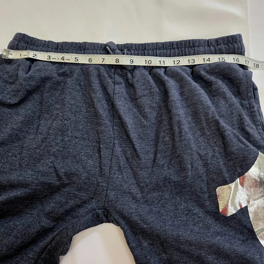 True Religion Loungewear Pants Mens Size Large‎ Blue Joggers Silver Logo 34x37